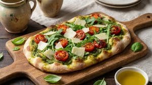 Pinsa aux légumes grillés