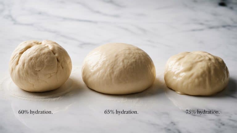 Hydratation de la pâte à pizza