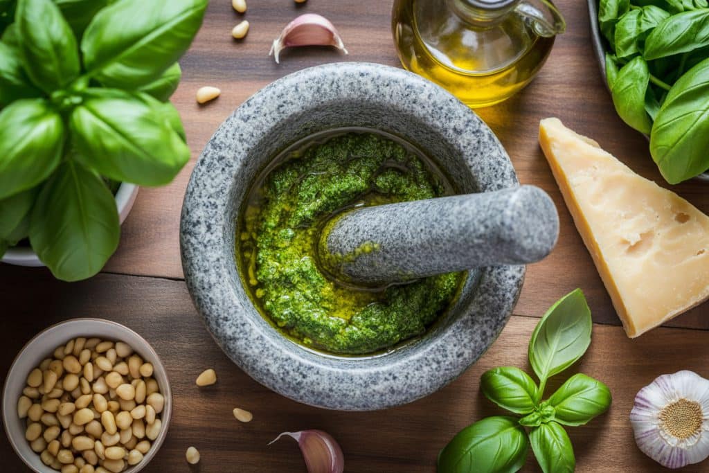 Pesto maison pour pizza