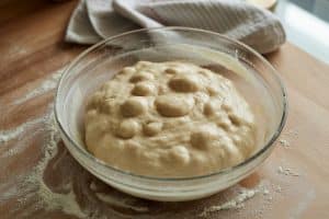 Pâte à pizza sans pétrissage