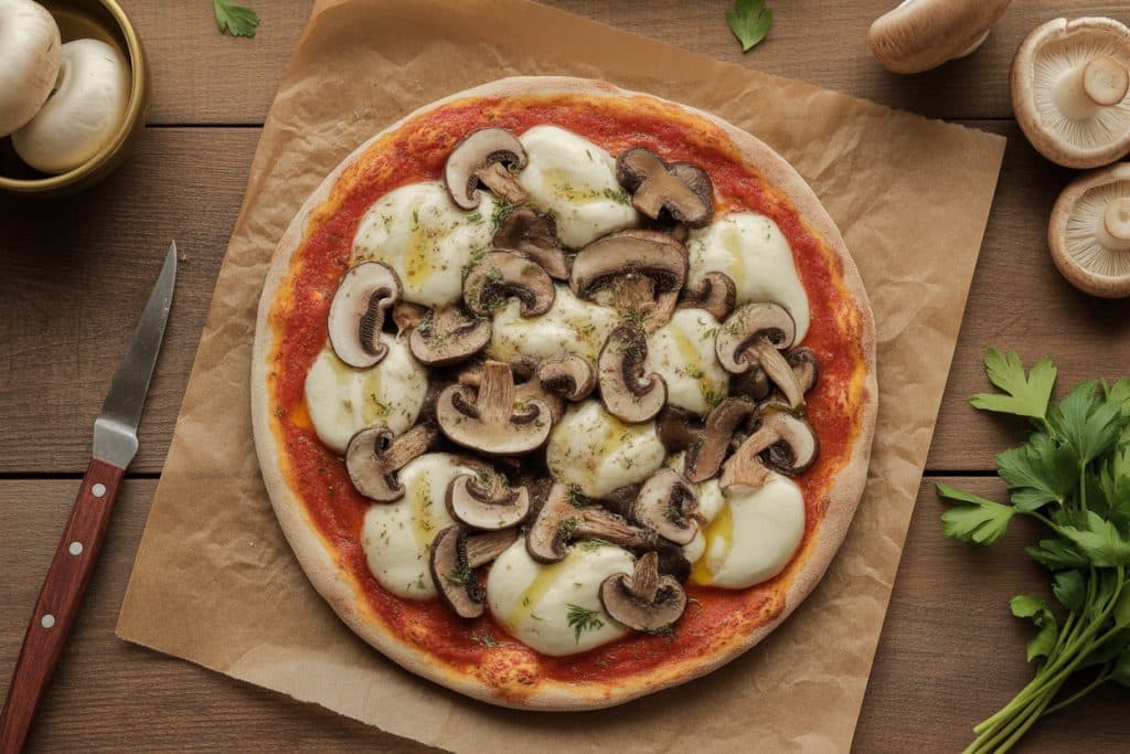 Pizza funghi aux champignons